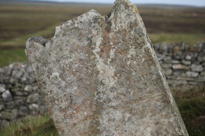 Gravestone - John MacDonald of Achscoriclate
